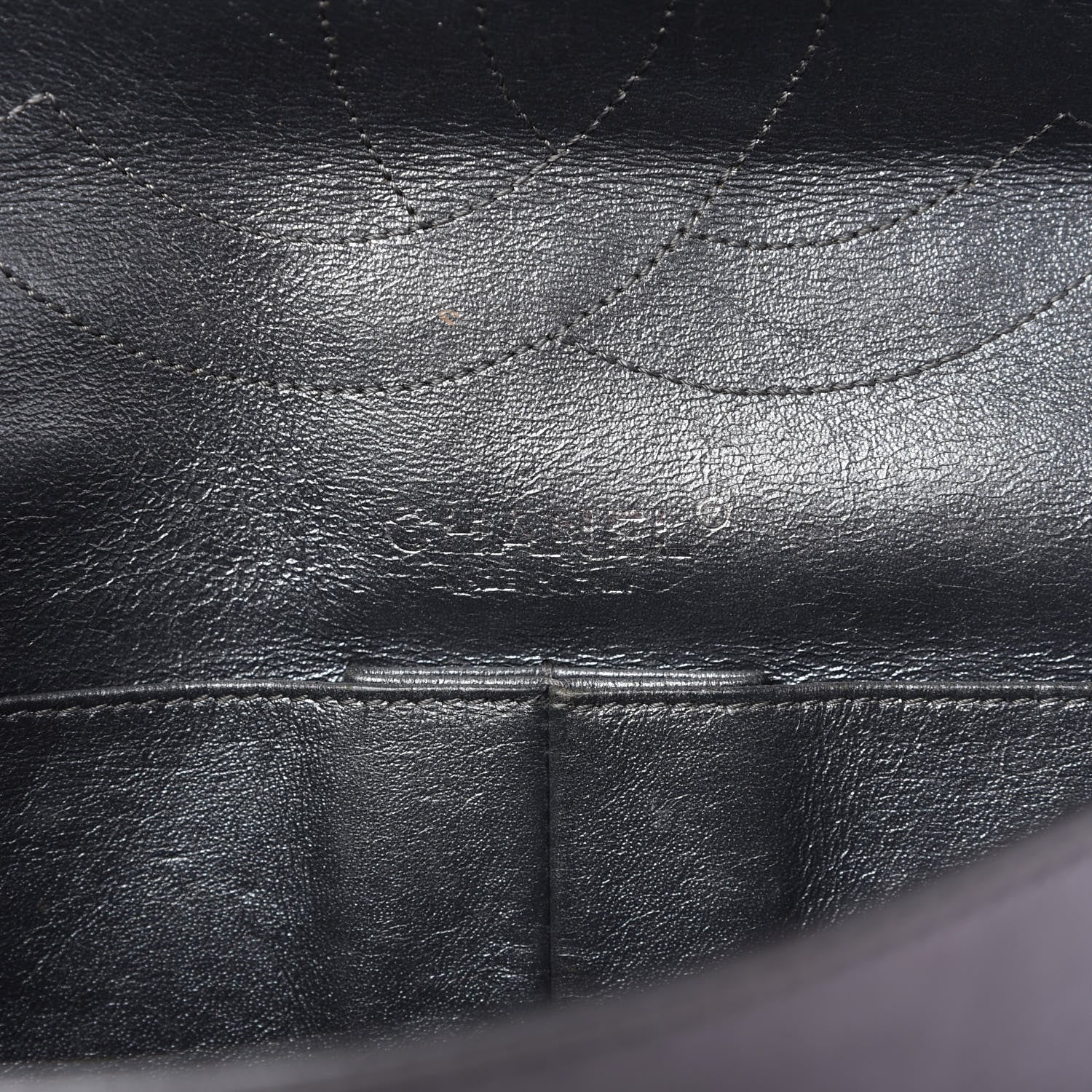 Chanel Metallic Aged Calfskin Quilted 2.55 Reissue 226 Flap Dark Silver 8 of 13