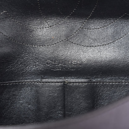 Chanel Metallic Aged Calfskin Quilted 2.55 Reissue 226 Flap Dark Silver 8 of 13
