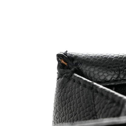 Chanel Caviar Quilted Jumbo Kelly Flap Black 14 of 16