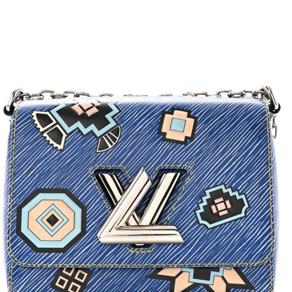 Louis Vuitton Epi Azteque Twist Shoulder Bag PM Denim Light 8 of 11