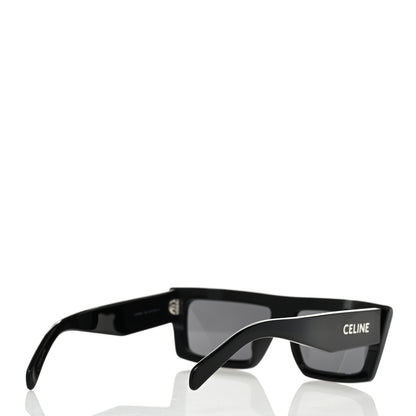Celine Acetate Monochroms 02 Square Sunglasses CL40214U Black 4 of 7