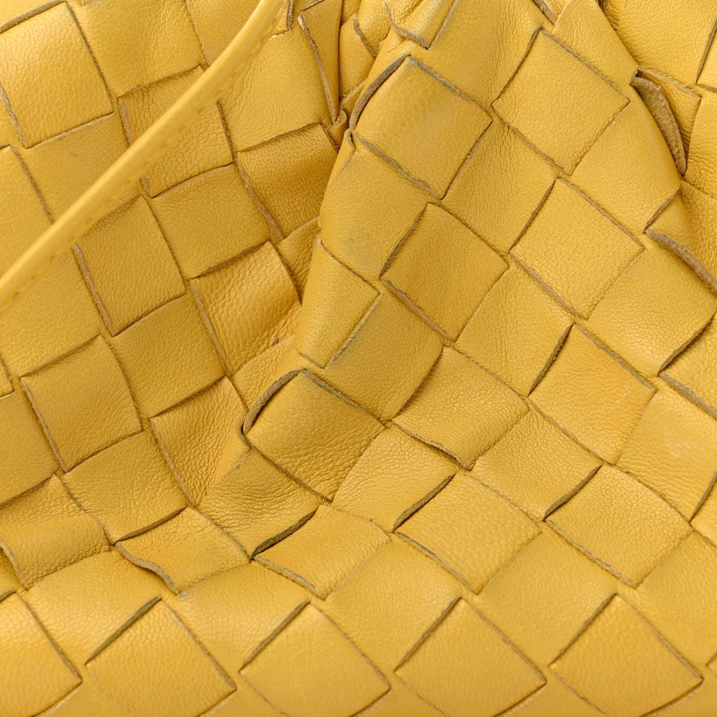 Nappa Intrecciato The Mini Pouch Buttercup