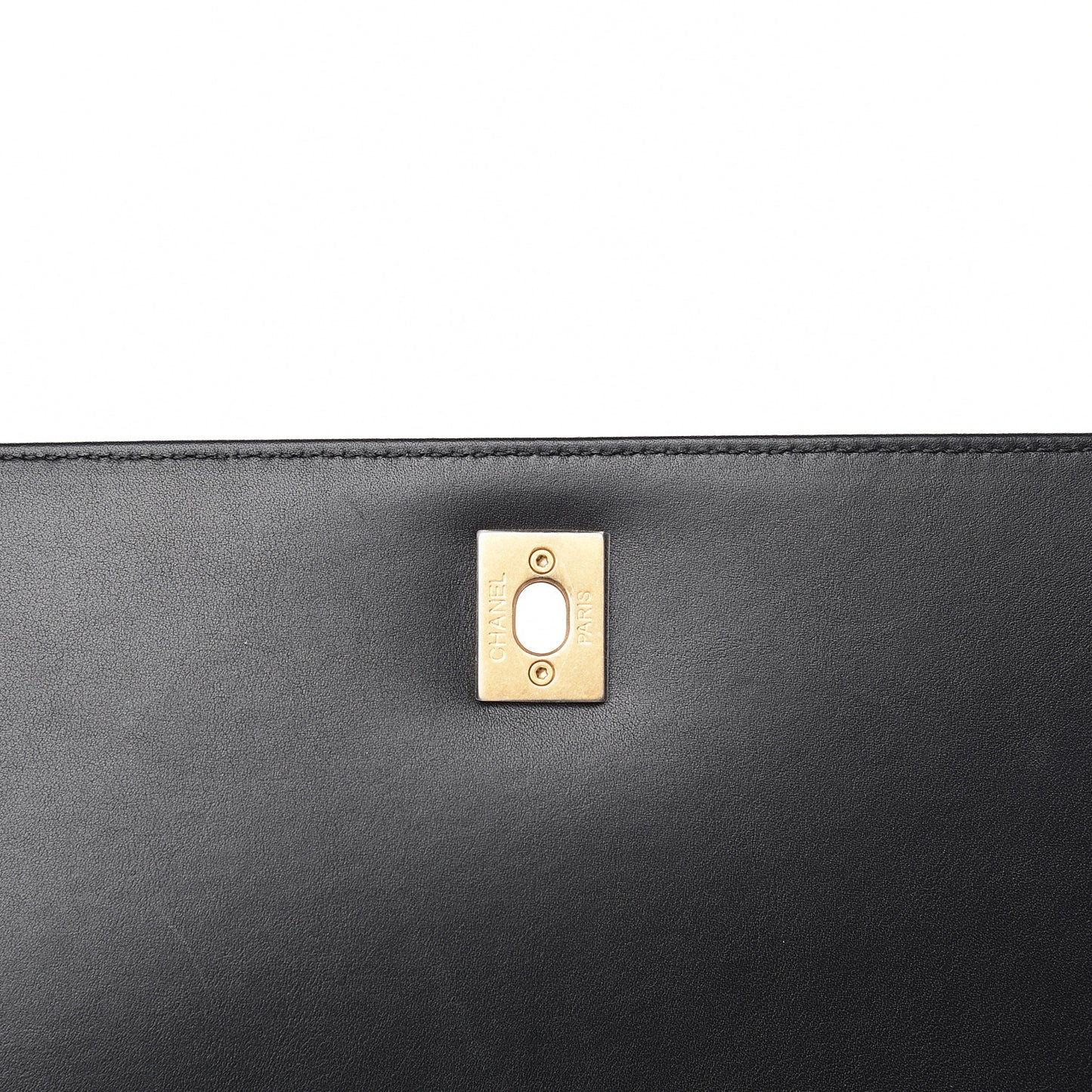 Calfskin Chevron Quilted Small Coco Handle Flap Black