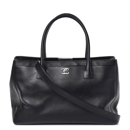 Chanel Calfskin Cerf Executive Shopper Tote Black 1 of 8
