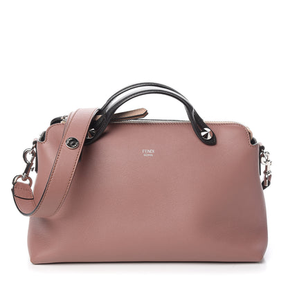 Fendi Vitello Dolce 4 Color Medium By The Way Boston Bag English Rose Latte Multicolor 1 of 10