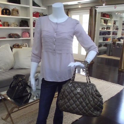 Chanel Lambskin Large Bubble Quilt Doctor Bag Gold 2 of 10
