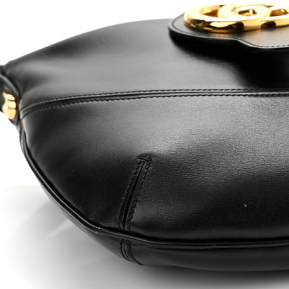 Gucci Calfskin Medium Arli Shoulder Bag Black 10 of 12