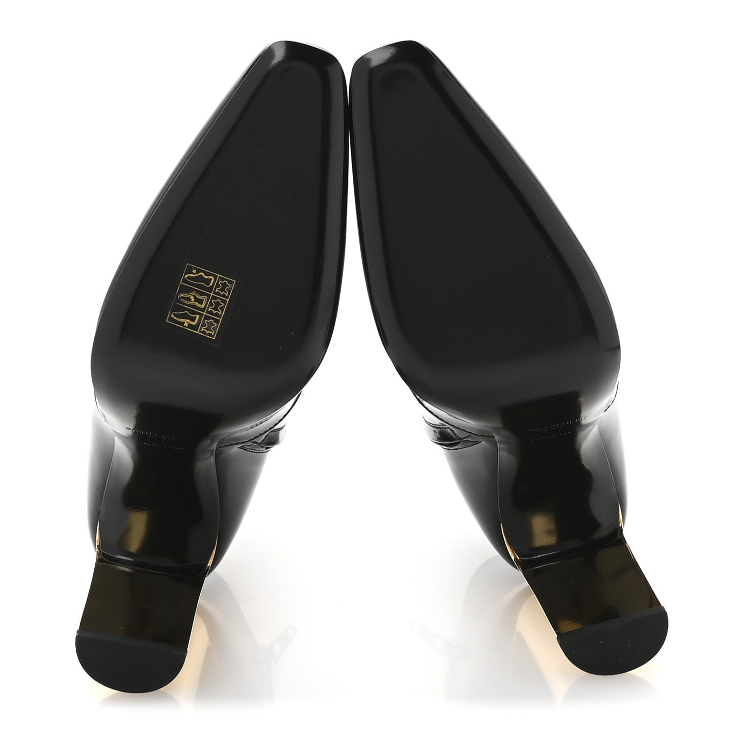 Saint Laurent Vitello Marilyn Auteuil 105 Ankle Zip Boots 38 Black 6 of 9