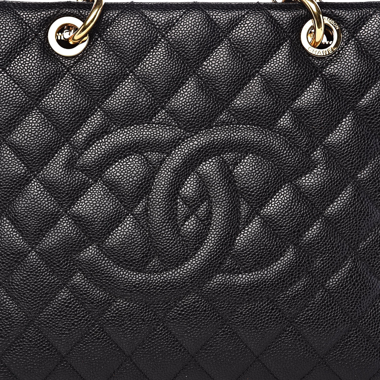 Chanel Caviar Quilted Grand Shopping Tote GST Black 10 of 10
