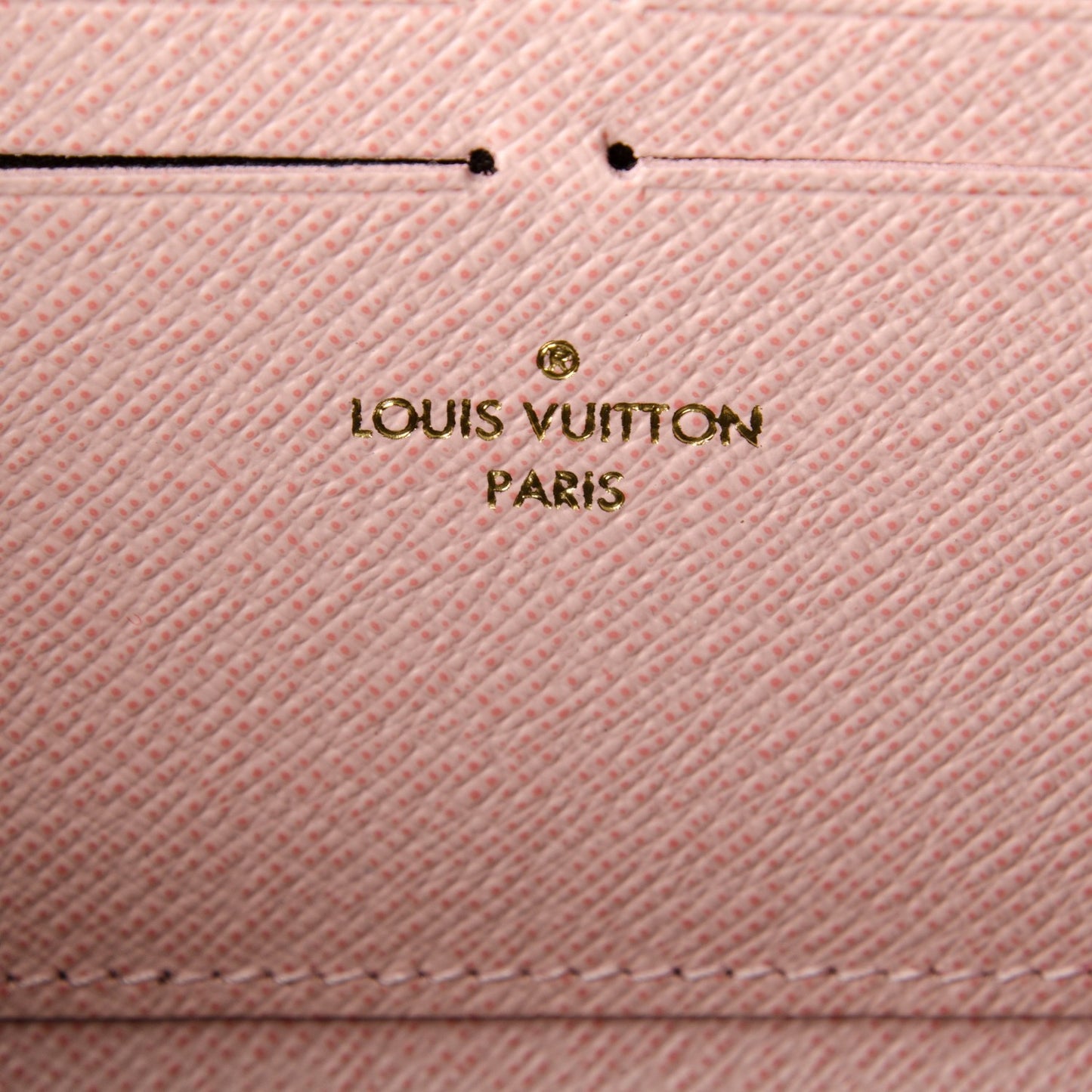 Monogram Clemence Wallet Rose Ballerine