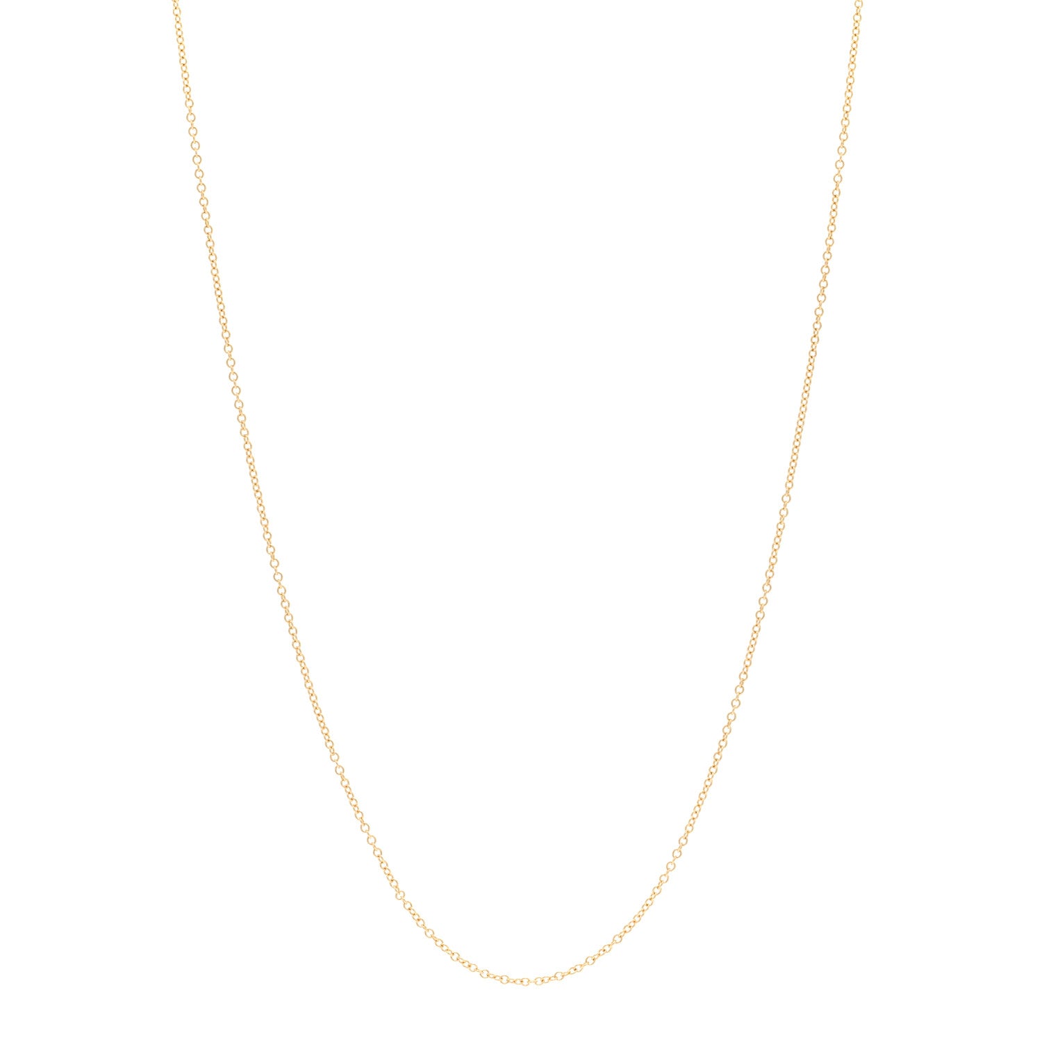 Tiffany 18K Yellow Gold Chain Necklace 18" 1 of 4