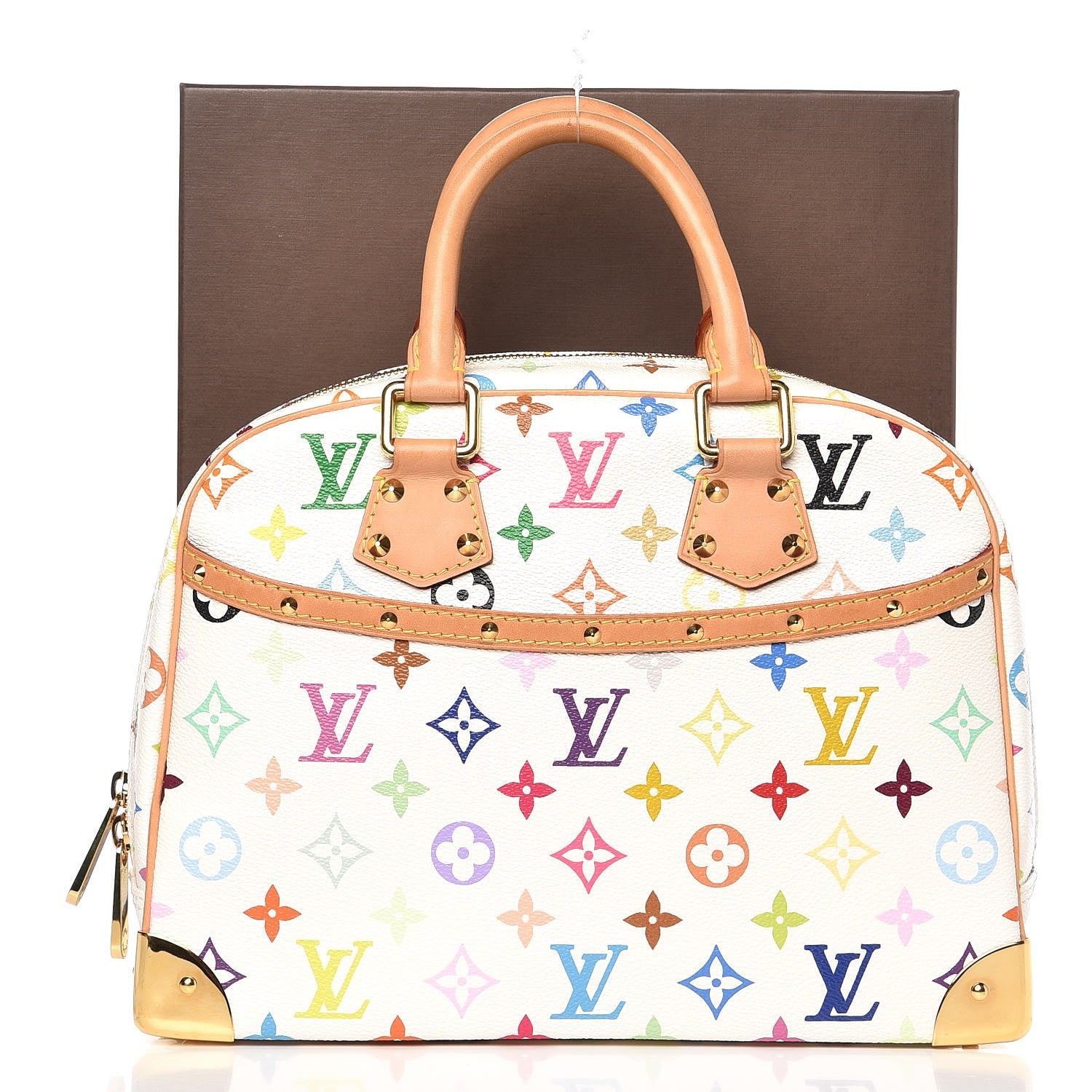 Louis Vuitton Monogram Multicolor Trouville White 8 of 8