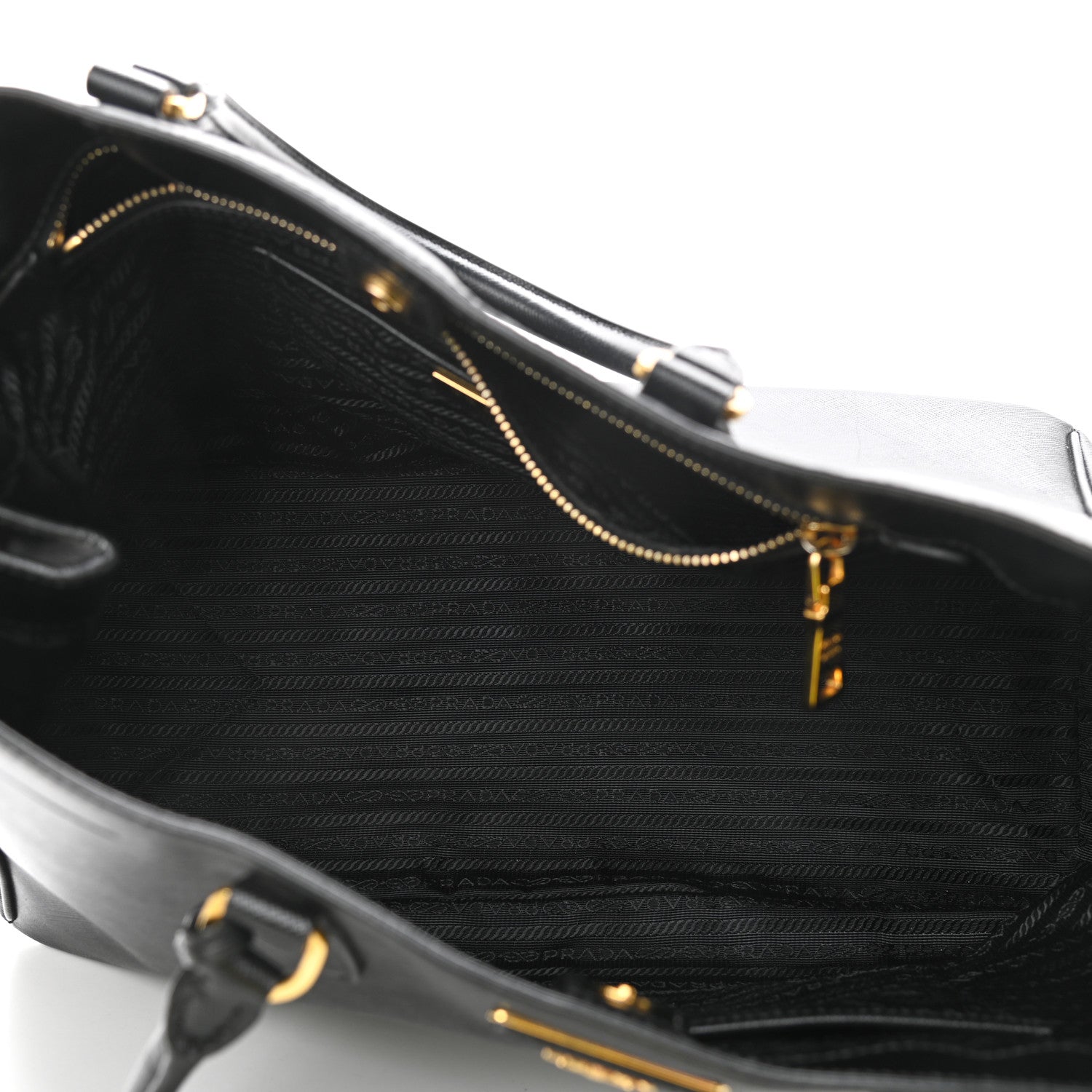 Prada Saffiano Lux Large Tote Black 4 of 10