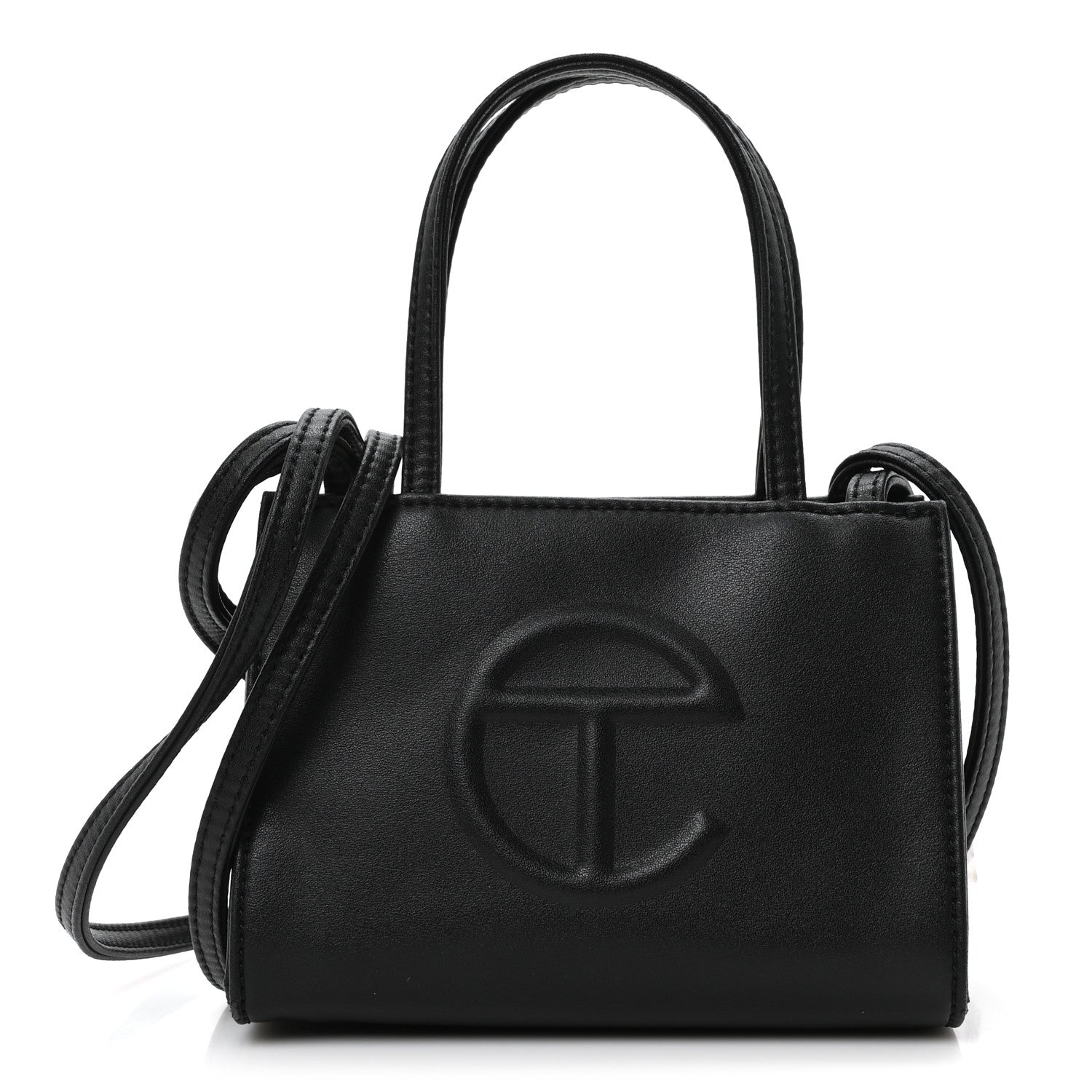 Telfar Vegan Leather Small Shopping Bag Black 1 of 10