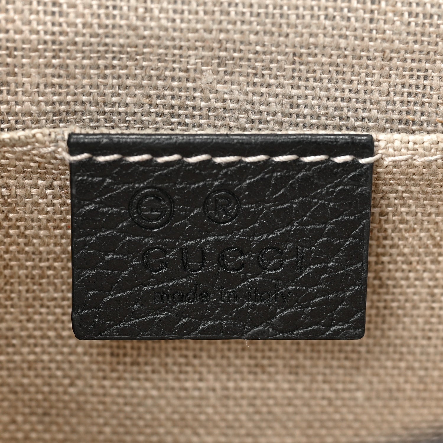 Gucci Dollar Calfskin Small Interlocking G Shoulder Bag Black 6 of 10