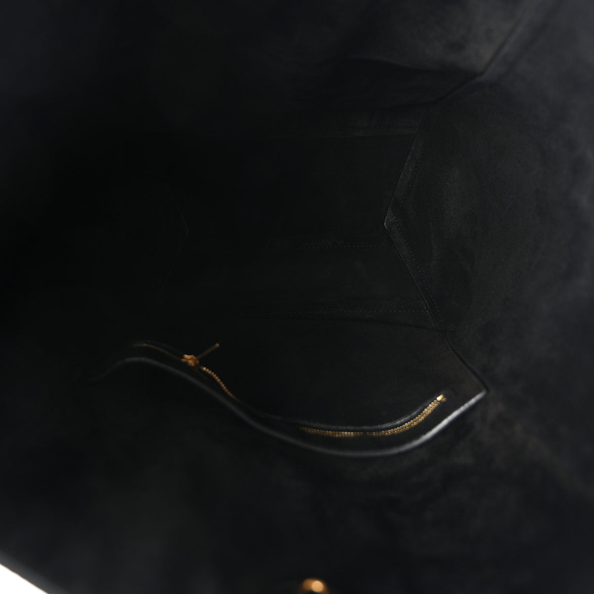 Soft Grained Calfskin Sangle Bucket Bag Black