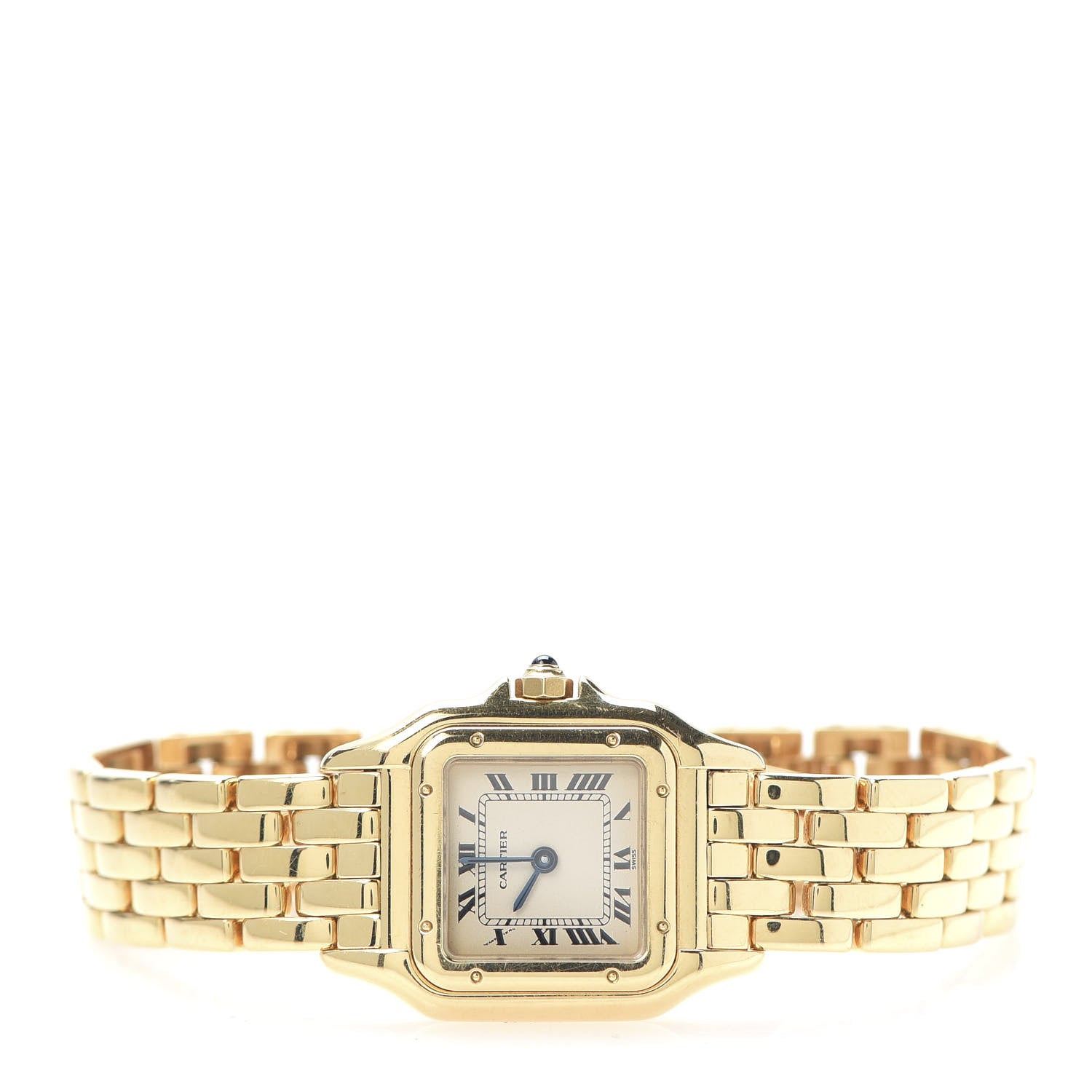 Cartier 18K Yellow Gold 22mm Panthere Quartz Watch 3 of 7