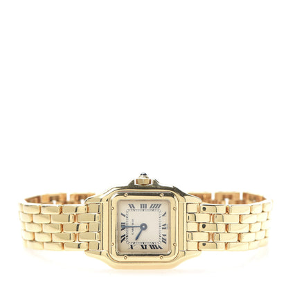 Cartier 18K Yellow Gold 22mm Panthere Quartz Watch 3 of 7