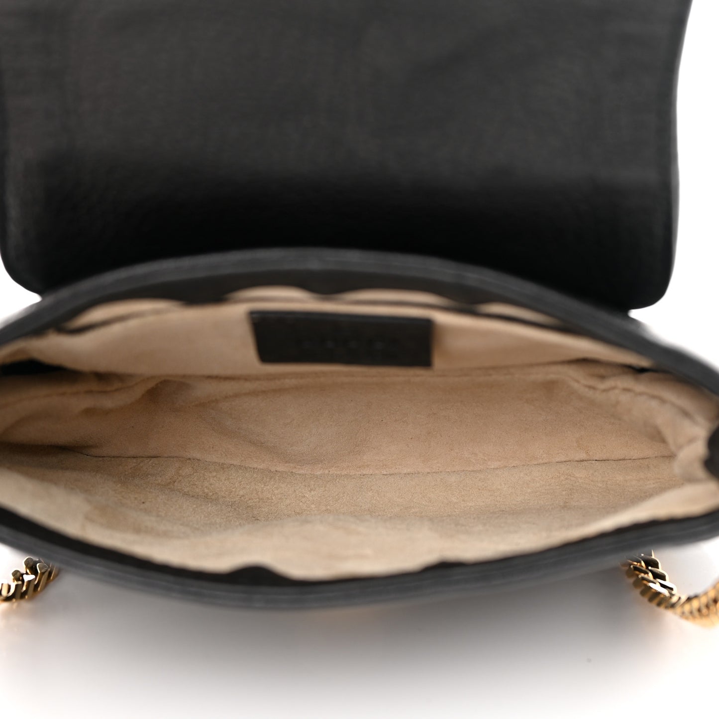 Pebbled Calfskin Small 1973 Chain Shoulder Bag Black