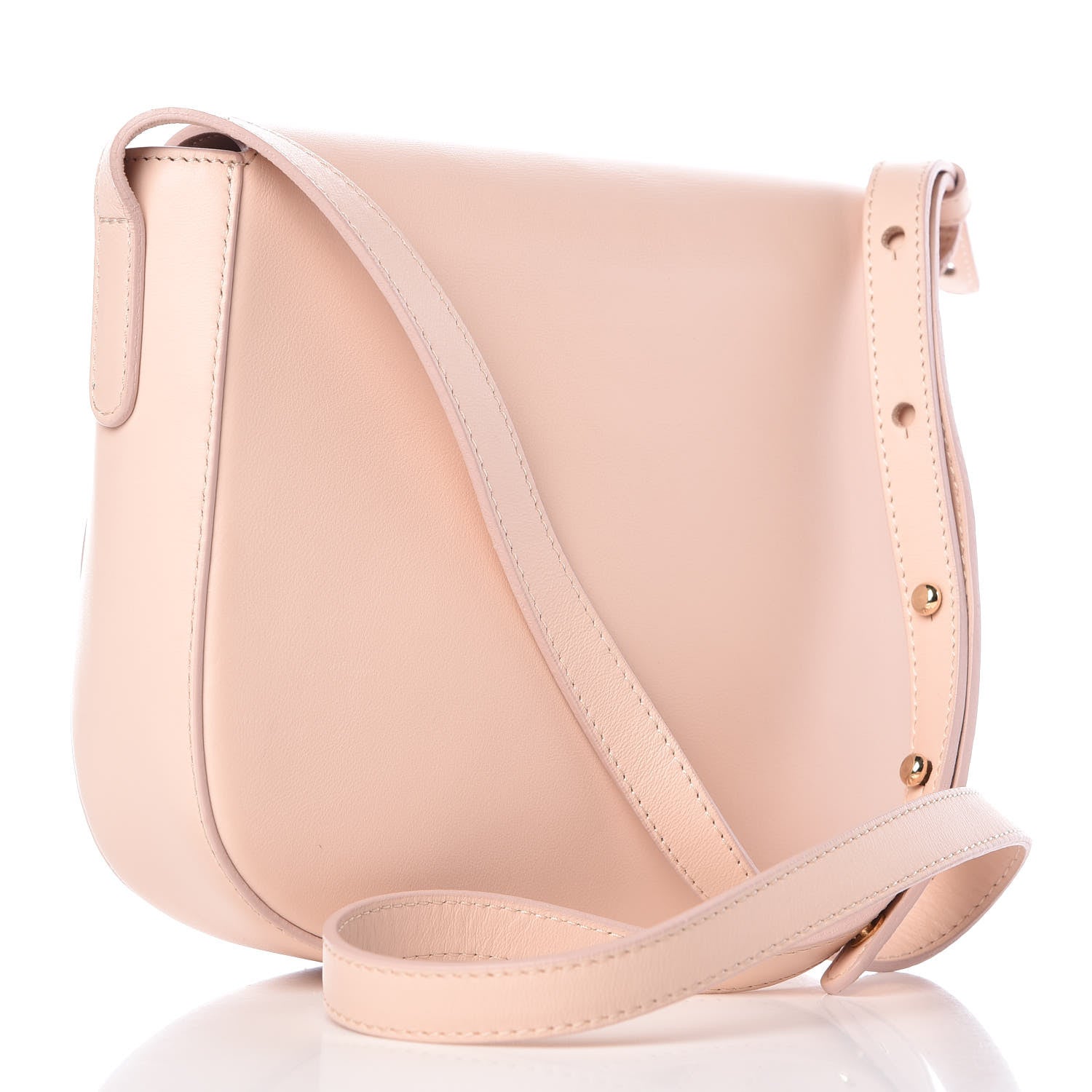 Mansur Gavriel Calfskin Flap Crossbody Bag Rosa 3 of 10