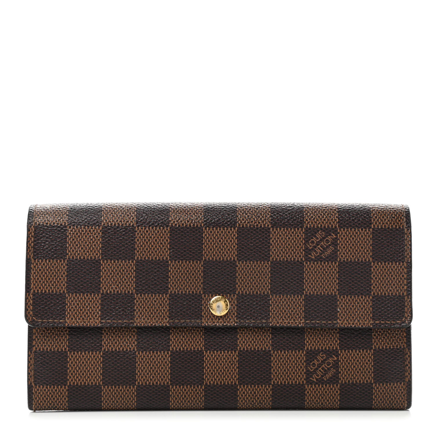 Louis Vuitton Damier Ebene Sarah Wallet 1 of 9