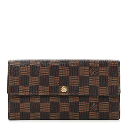 Louis Vuitton Damier Ebene Sarah Wallet 1 of 9
