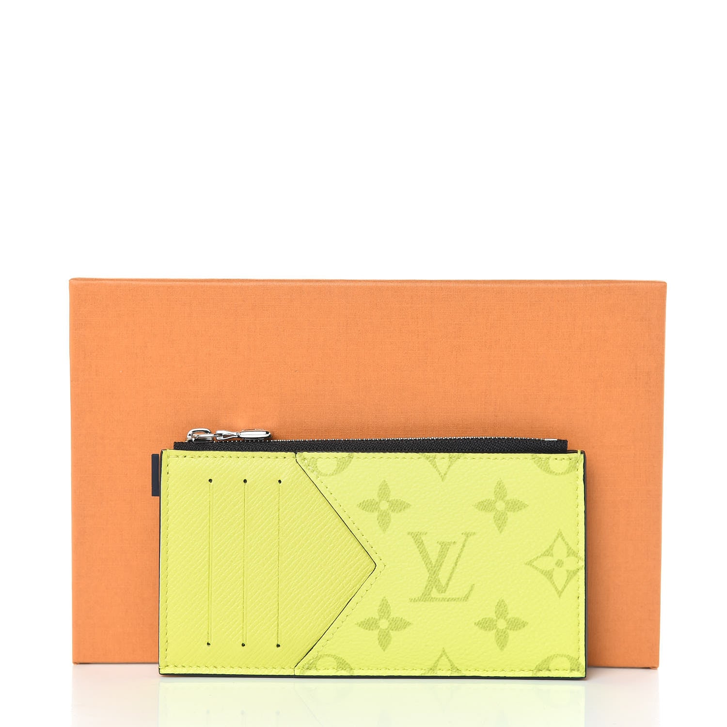 Louis Vuitton Monogram Taiga Coin Card Holder Yellow 7 of 7