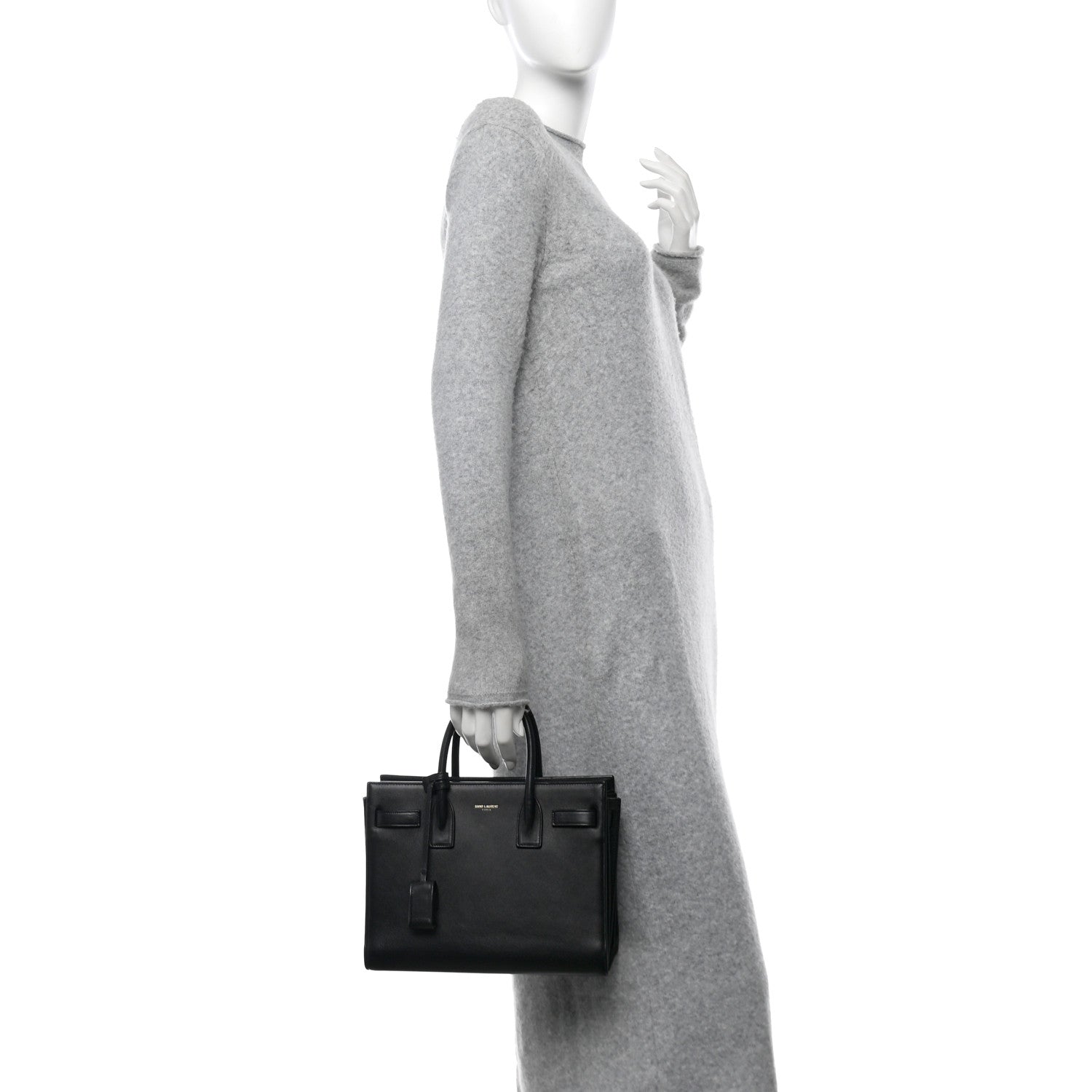 Saint Laurent Calfskin Baby Sac De Jour Black 2 of 16