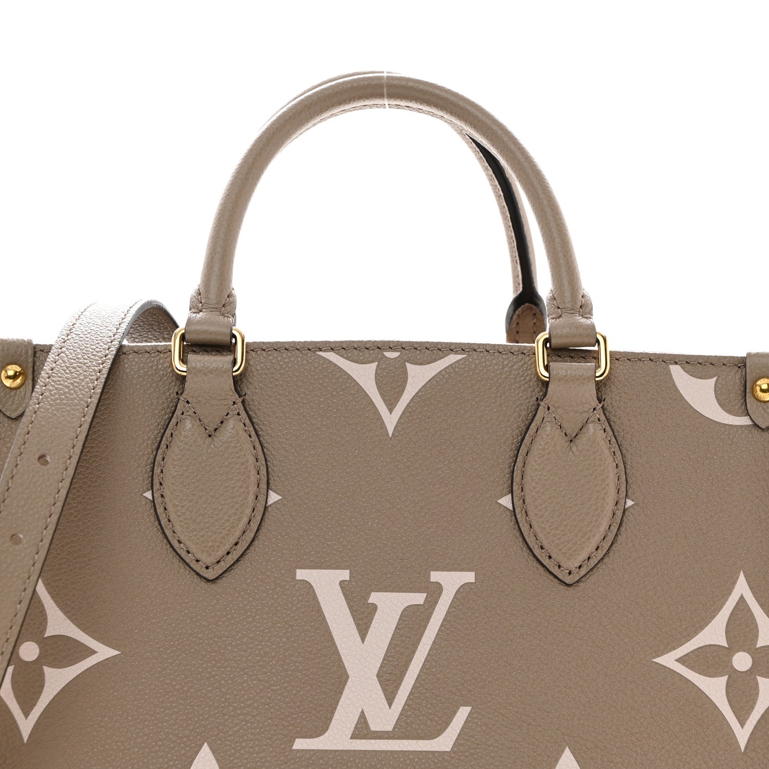Louis Vuitton Empreinte Monogram Giant Onthego PM Tourterelle Creme 7 of 9