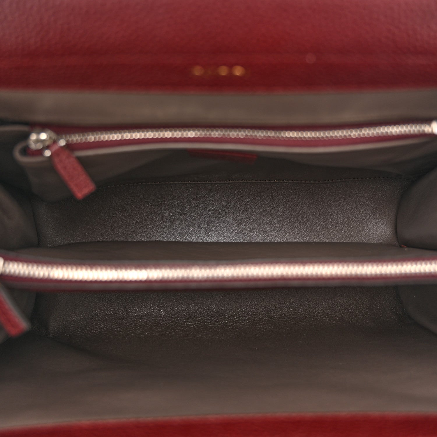 Gucci Grainy Calfskin Small Zumi Top Handle Bag Vintage Bordeaux 5 of 14