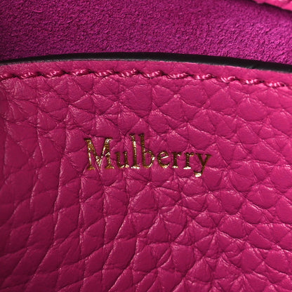 Mulberry Heavy Grain Mini Iris Hobo Pink 6 of 9