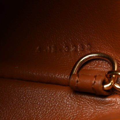 Celine Smooth Calfskin Cuir Triomphe Coin and Card Pouch With Hook Tan 7 of 9