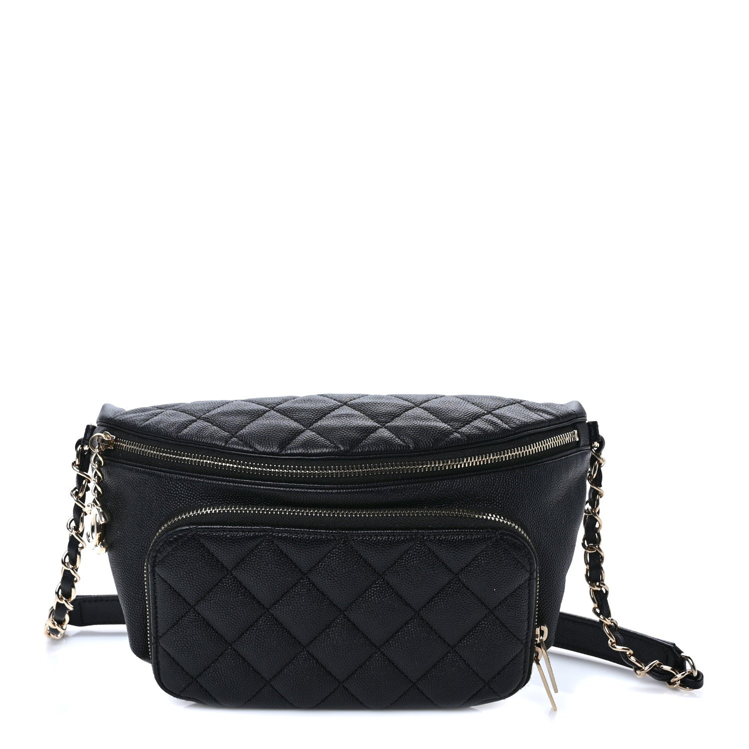 Chanel Caviar Quilted Business Affinity Waist Belt Bag Black 1 of 9