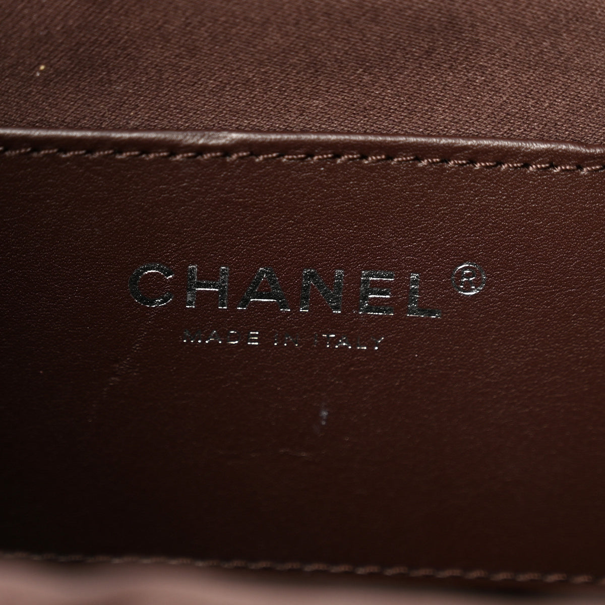 Chanel Shiny Crumpled Calfskin Quilted Small Chanel 25 Handbag Dark Brown 6 of 10
