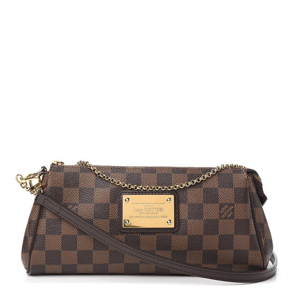 Louis Vuitton Damier Ebene Eva Clutch 1 of 10