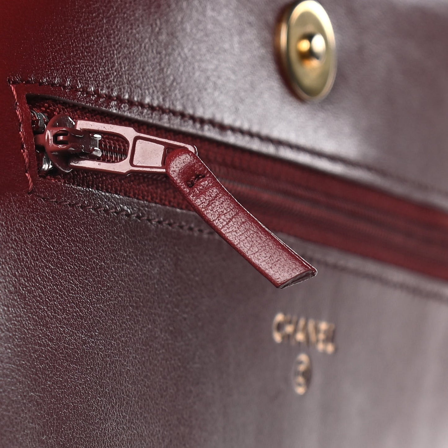 Caviar Quilted Boy Wallet On Chain WOC Red