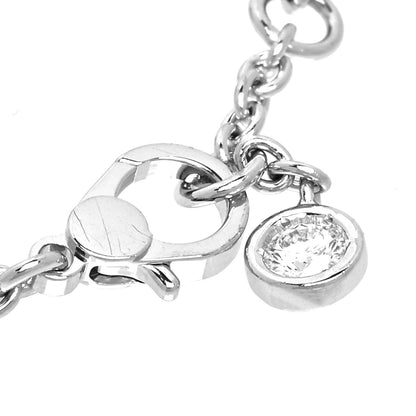 Hermes 18K White Gold Diamond Finesse Bracelet XS 4 of 5