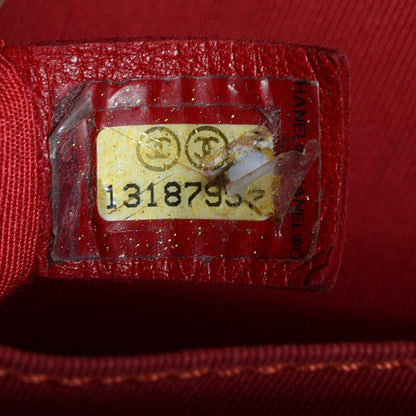 Chanel Caviar Grand Shopping Tote GST Red 7 of 8