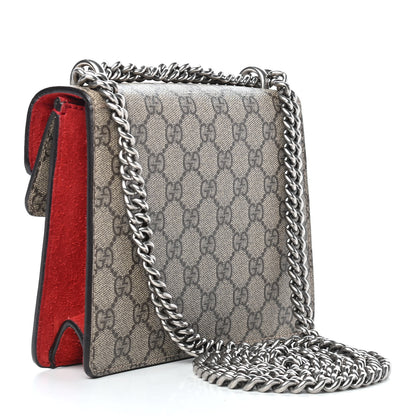 Gucci GG Supreme Monogram Mini Dionysus Shoulder Bag Hibiscus Red 3 of 9