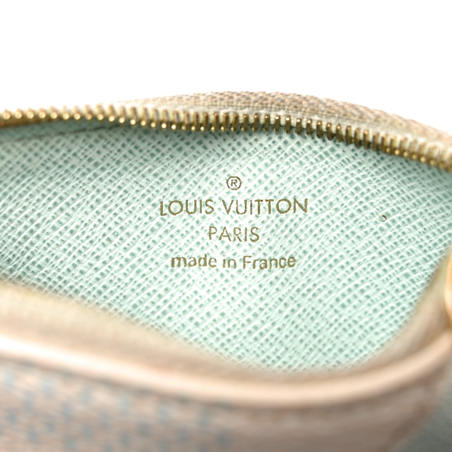 Louis Vuitton Damierlicious Zipped Romy Card Holder Pistachio Green 6 of 7