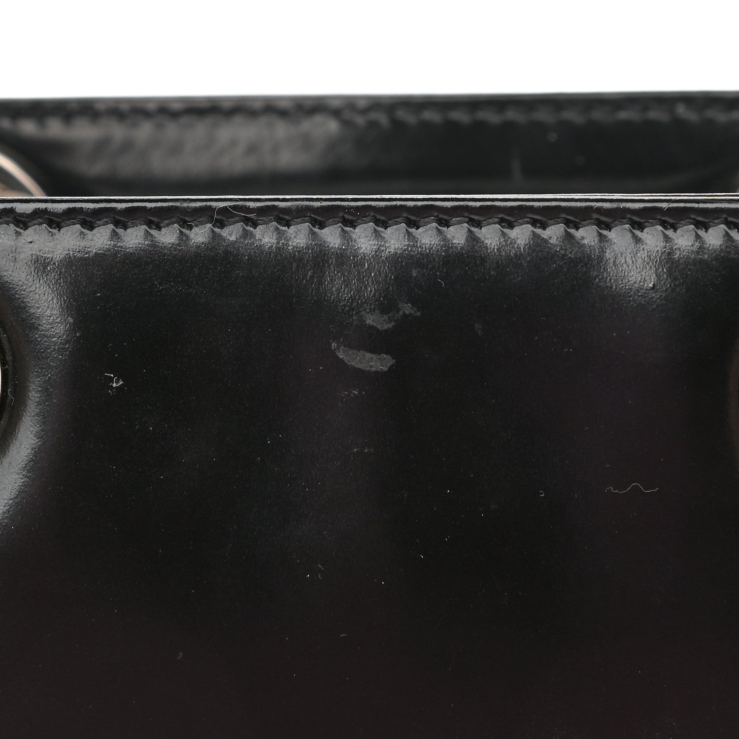 Christian Dior Glazed Calfskin Mini Lady Dior Black 11 of 11