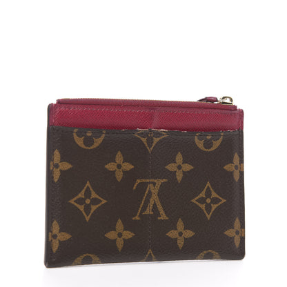 Louis Vuitton Monogram Zipped Card Holder Fuchsia 2 of 10