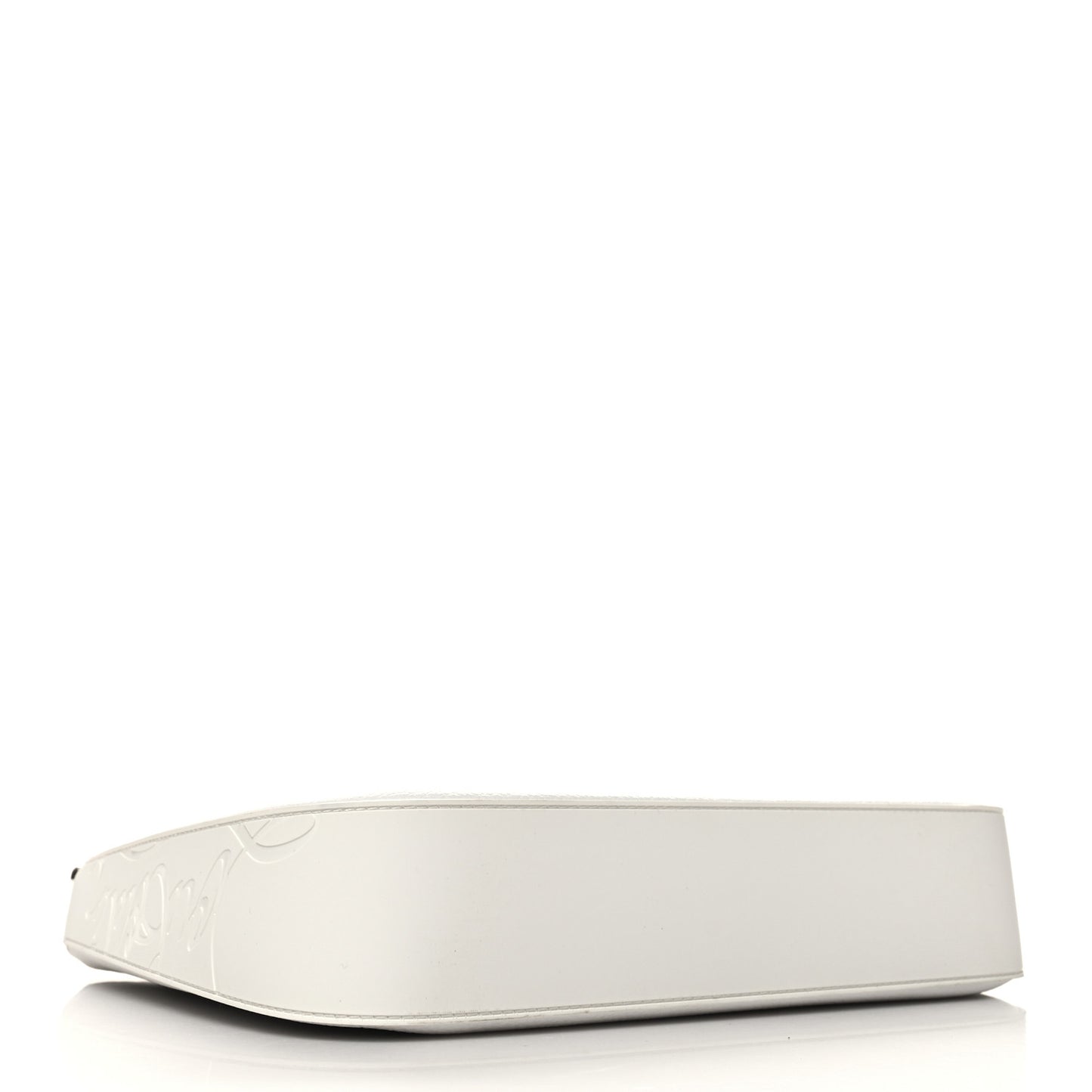 Calfskin Large Loubila Chain Shoulder Bag White