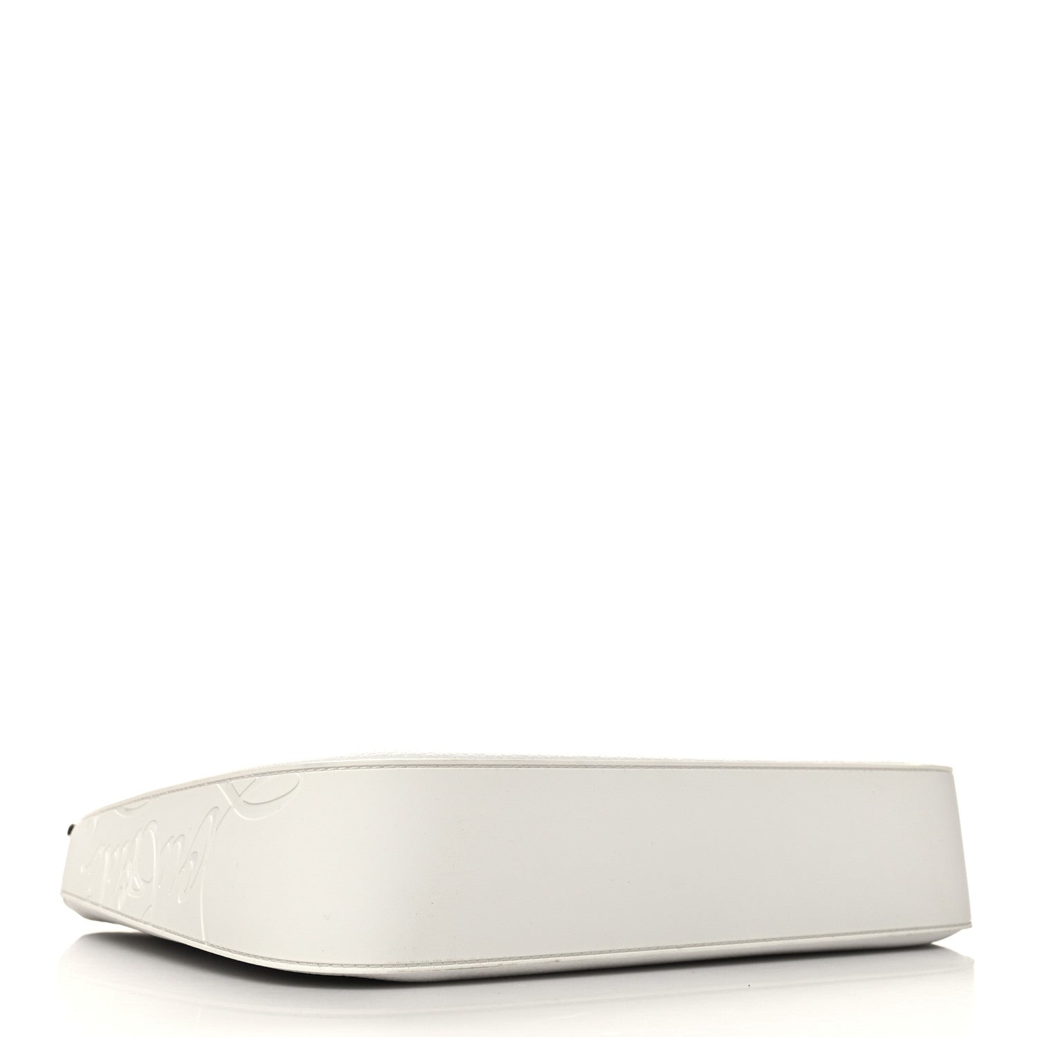 Christian Louboutin Calfskin Large Loubila Chain Shoulder Bag White 4 of 10