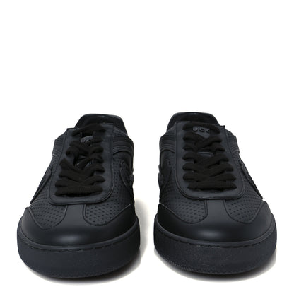 Gucci Calfskin Perforated Mens G75 Sneakers 9 Black 3 of 11