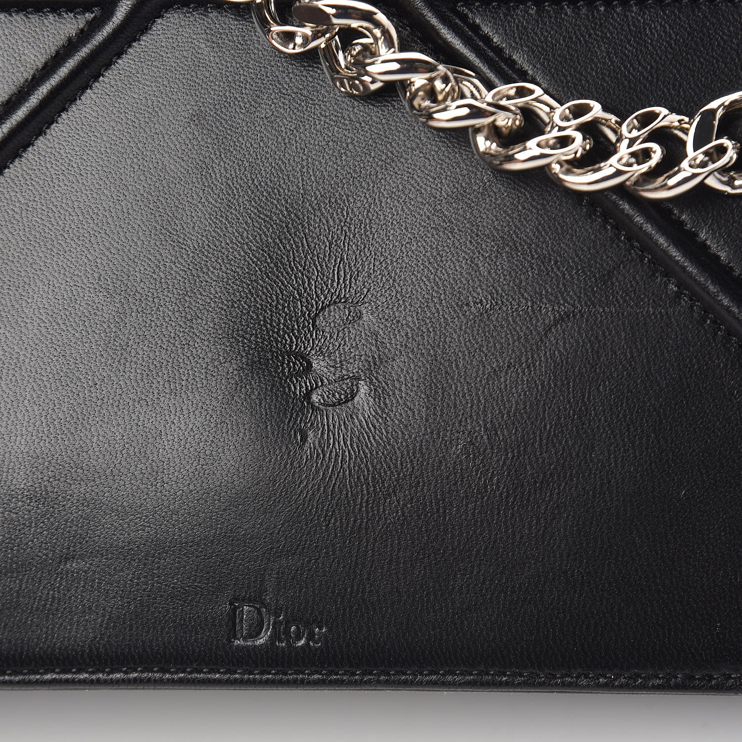 Christian Dior Lambskin Medium Diorama Flap Bag Black 10 of 10