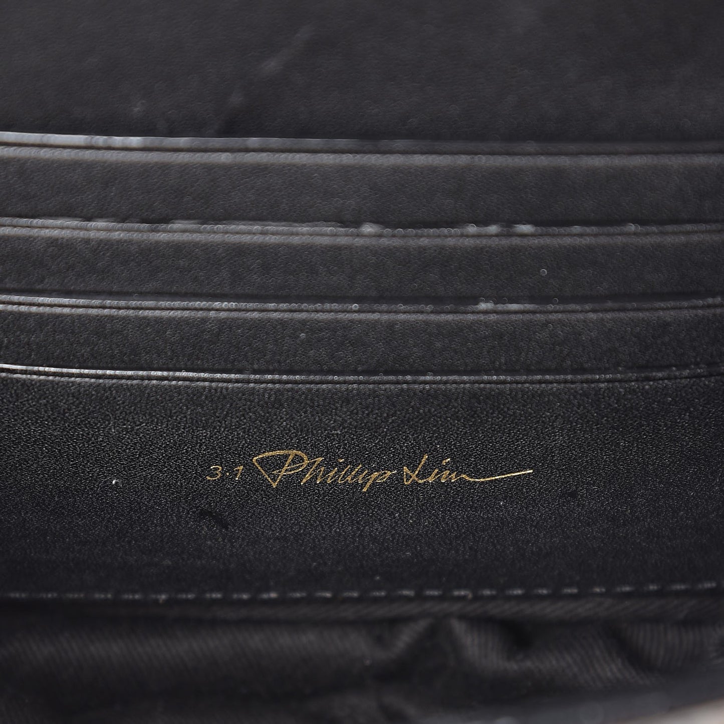3.1 Calfskin Printed Hana Chain Saddle Bag Black Multicolor
