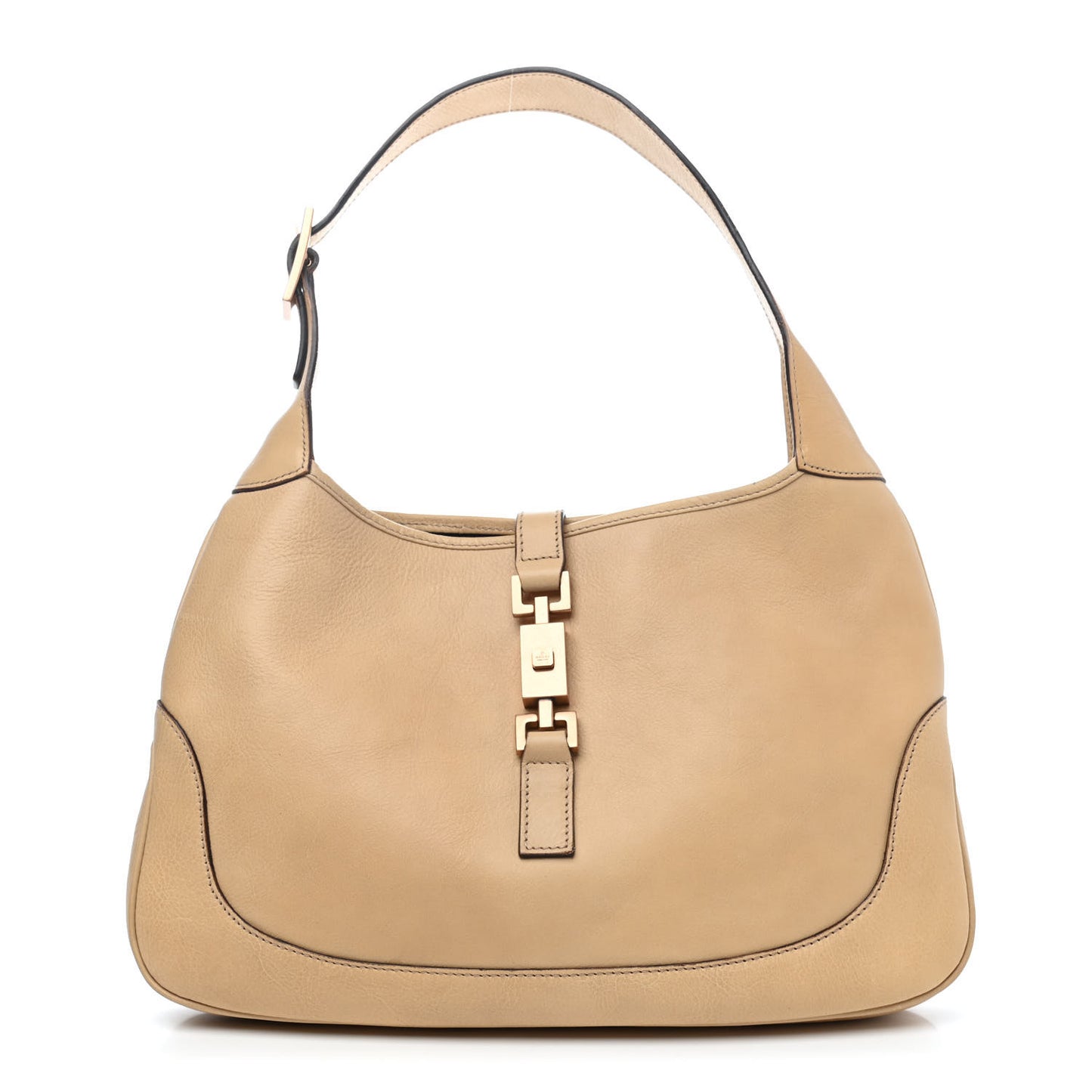 Calfskin Small Jackie O Hobo Beige