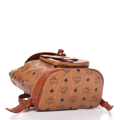 MCM Visetos Drawstring Backpack Cognac 4 of 11