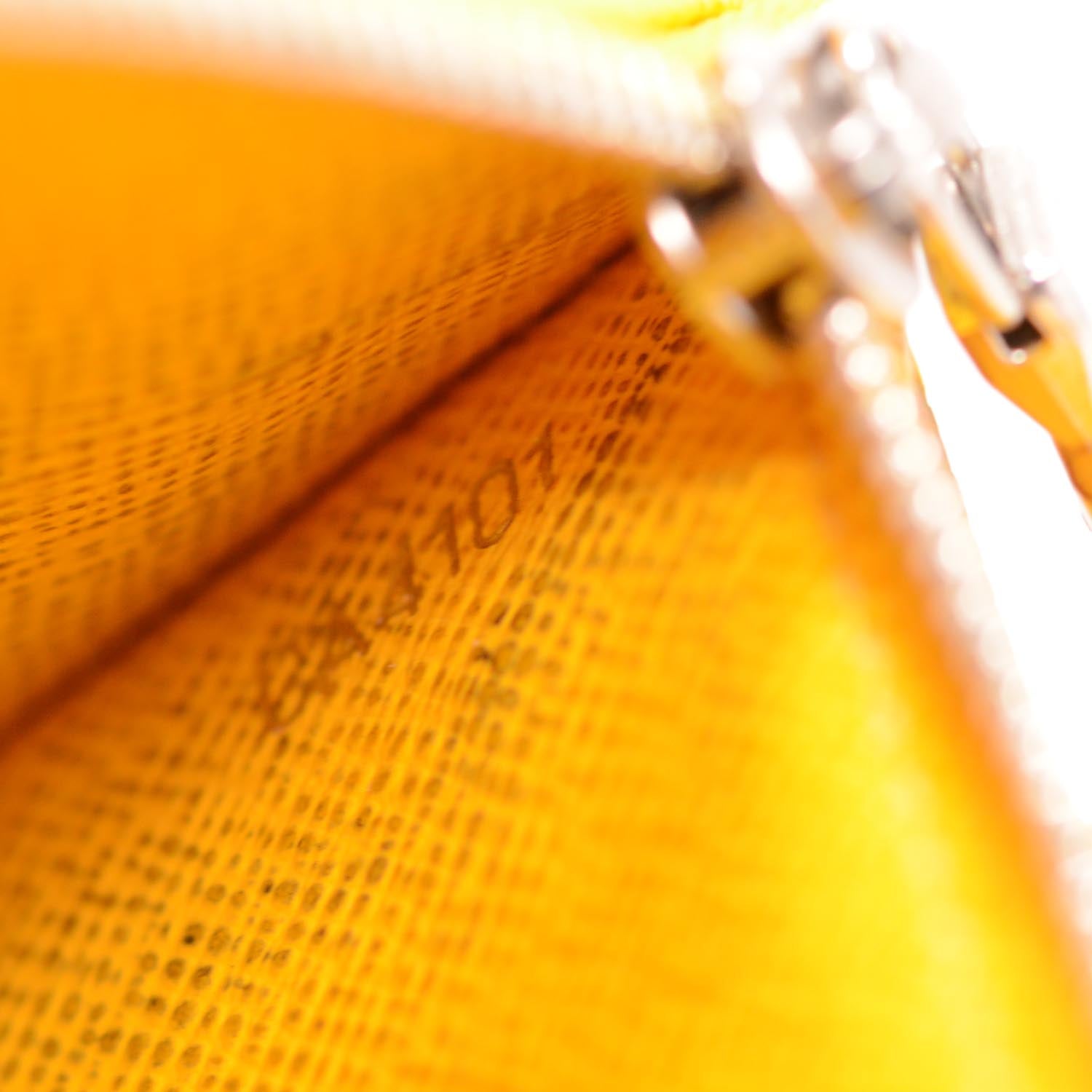 Louis Vuitton Epi Sarah Wallet Yellow 9 of 9